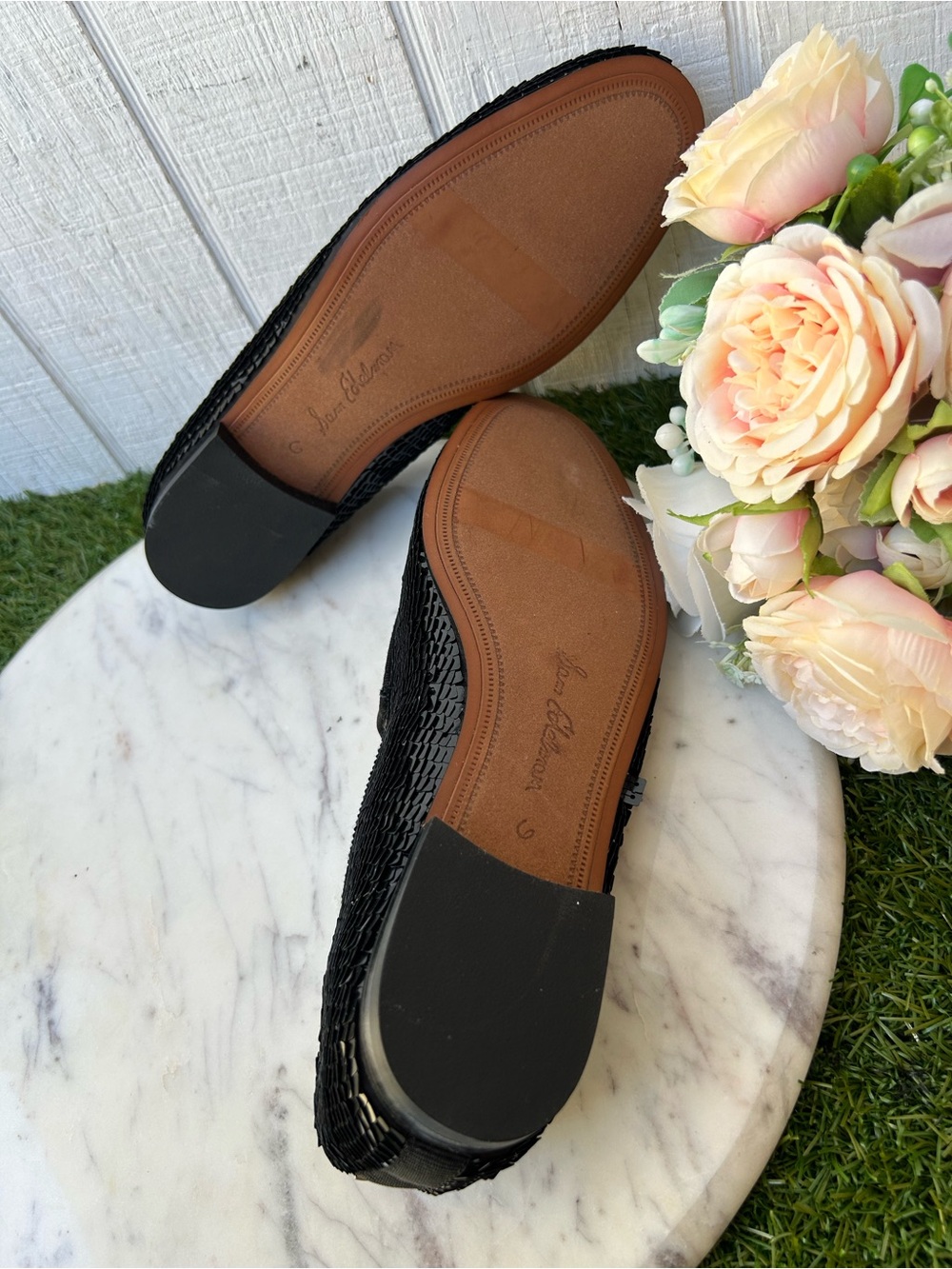 Sam Edelman Women's Loraine Loafer
Color: Black Sequin size 6 new/no box - Picture 16 of 16